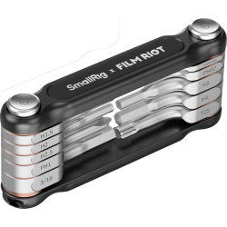 SmallRig 4375 x FILM RIOT 10-in-1 Folding Wrench Set with Multiple Angle Positioning Black