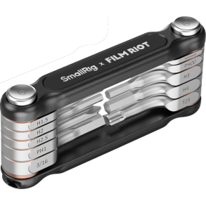 SmallRig 4375 x FILM RIOT 10-in-1 Folding Wrench Set with Multiple Angle Positioning Black