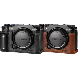 SmallRig 4879 Camera Leather Half Case Kit for FUJIFILM X-M5 Black