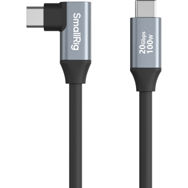 SmallRig 4790 USB-C (Straight) to USB-C (Angled) Data Cable 35cm