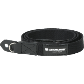 Artisan & Artist | ACAM-102 | Slim Cloth Strap (w/Ring-type/Eyelets) Black
