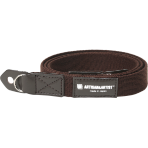 Artisan & Artist | ACAM-102 | Slim Cloth Strap (w/Ring-type/Eyelets) Brown