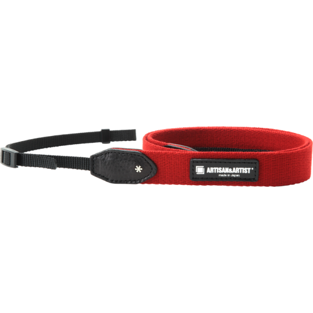 Artisan &amp; Artist | ACAM-110A | Slim Cloth Strap, 25mm (w/Tape-type) Red