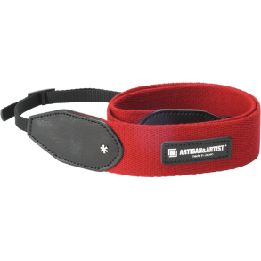 Artisan & Artist | ACAM-110A | Wide Cloth Strap, 38mm (w/Tape-type) Red