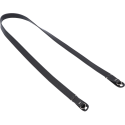 Artisan &amp; Artist | ACAM-287 | Leather Strap (w/Ring-type/Eyelets) Black