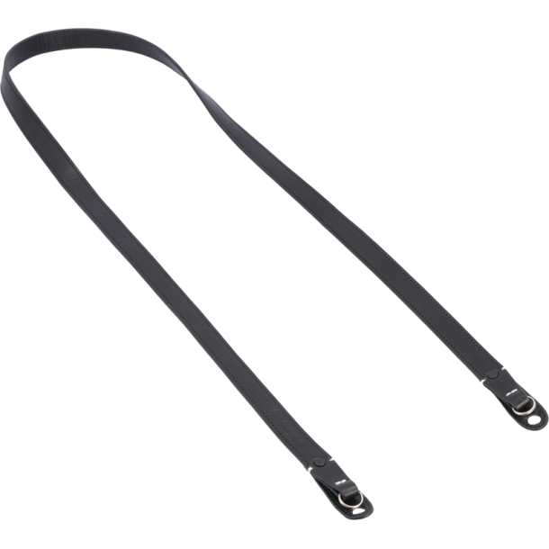 Artisan &amp; Artist | ACAM-288 | Leather Strap with Longer Length (w/Ring-type/Eyelets) Black