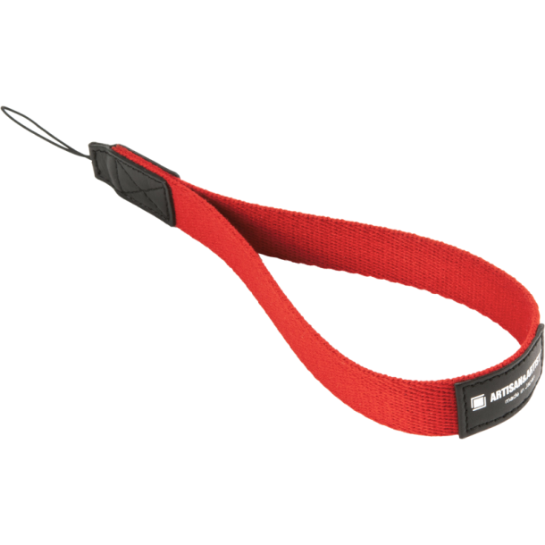 Artisan &amp; Artist | ACAM-296 | Wrist Cloth Strap, thin paracord (w/Loop) Red