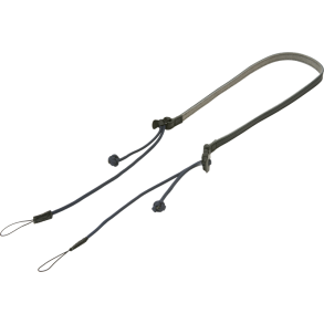 Artisan & Artist | ACAM-P12 | Flynn Camera Paracord Strap w/adjust lengths in Leather (w/Loop) Navy