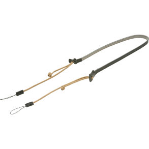 Artisan & Artist | ACAM-P12 | Flynn Camera Paracord Strap w/adjust lengths in Leather (w/Loop) Tan