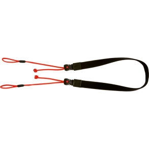 Artisan & Artist | ACAM-P25 | Wide Length Parachute Cord Strap w/adjustable lengths (d-ring) Red