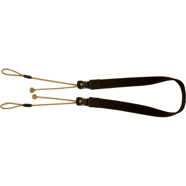 Artisan &amp; Artist | ACAM-P25 | Wide Length Parachute Cord Strap w/adjustable lengths (d-ring) Tan