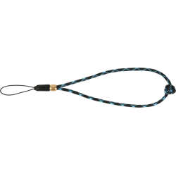 Artisan &amp; Artist | ACAM-P04H | Multi Paracord Hand strap w/ Celtic button knot (w/Loop) Black/Blue