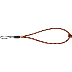 Artisan &amp; Artist | ACAM-P04H | Multi Paracord Hand strap w/ Celtic button knot (w/Loop) Red/Black