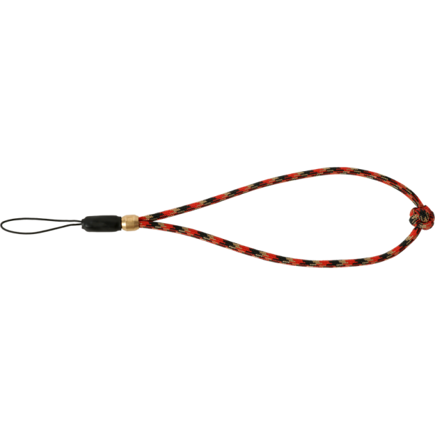 Artisan &amp; Artist | ACAM-P04H | Multi Paracord Hand strap w/ Celtic button knot (w/Loop) Red/Black