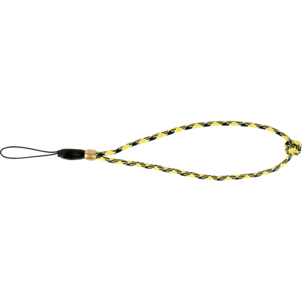 Artisan &amp; Artist | ACAM-P04H | Multi Paracord Hand strap w/ Celtic button knot (w/Loop) Yellow/BLK