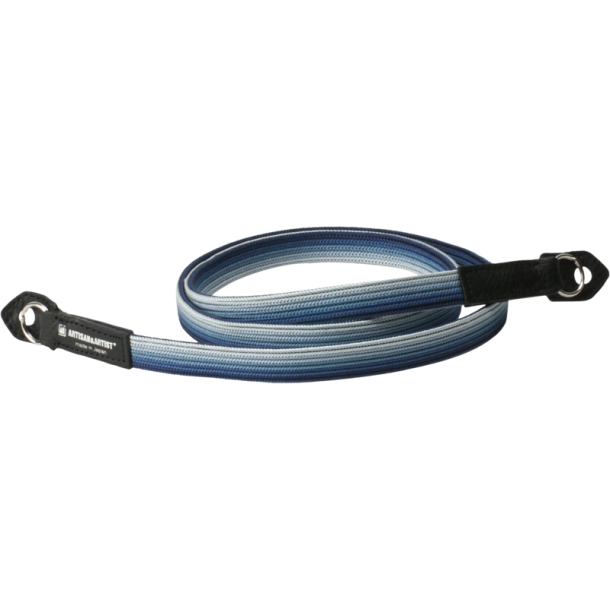 Artisan &amp; Artist | ACAM-312N | Silk Camera Strap | Gradation, Navy/Silver
