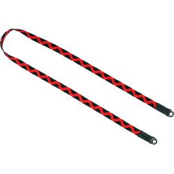 Artisan &amp; Artist | ACAM-317 | Silk Camera Strap w/ Traditional Japanese Pattern, BLK/Red