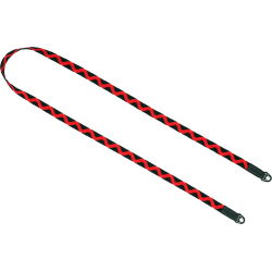 Artisan &amp; Artist | ACAM-318 | Silk Camera Strap w/ Traditional Japanese Pattern (Long) BLK/Red