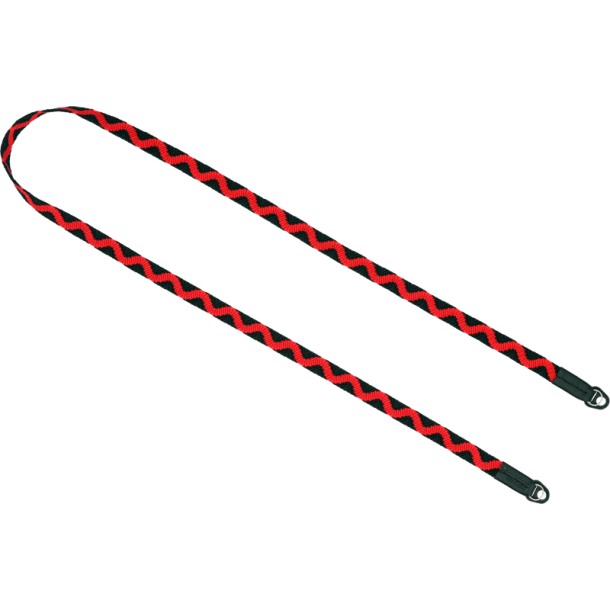 Artisan &amp; Artist | ACAM-318 | Silk Camera Strap w/ Traditional Japanese Pattern (Long) BLK/Red