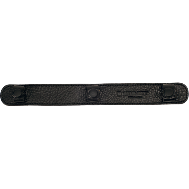 Artisan &amp; Artist | ACAM-30 | Leather Neck Pad For Silk Strap, Black