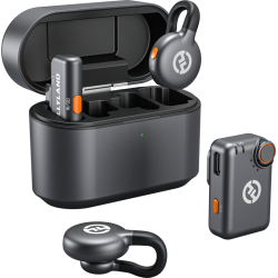 Hollyland LARK M2S Mini Combo Wireless Lavalier Microphone Mini Combo (Space Gray)