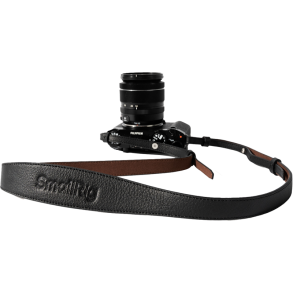 SmallRig 5208 Universal Leather Camera Shoulder Strap Black