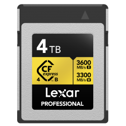 Lexar CFexpress 4.0 Pro Gold Type B R3600/W3300 4TB