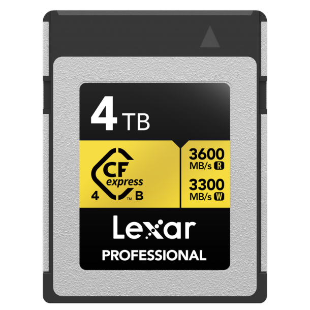Lexar CFexpress 4.0 Pro Gold R3600/W3300 4TB
