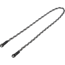 Artisan &amp; Artist I ACAM-708 I Spiral Cord Strap (Long), Black/White