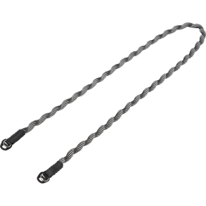 Artisan & Artist I ACAM-708 I Spiral Cord Strap (Long), Black/White