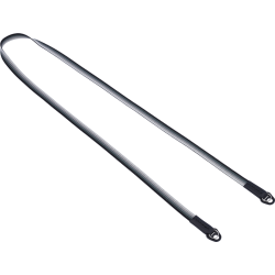 Artisan &amp; Artist I ACAM-322A I Silk camera strap (Long), Black/Silver