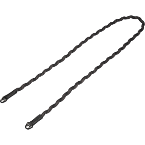 Artisan & Artist I ACAM-708 I Spiral Cord Strap (Long), Black/Grey