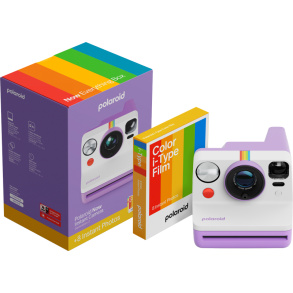 Polaroid Now Gen 3 Purple bundle with Color Film (8 photos)