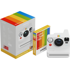 Polaroid Now+ Gen 3 White Bundle with Color Film (8 photos)