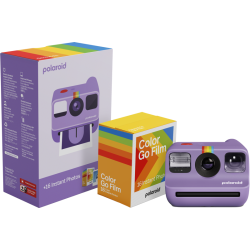 Polaroid Go Gen 2 Purple + Color Film Bundle (16 Photos)