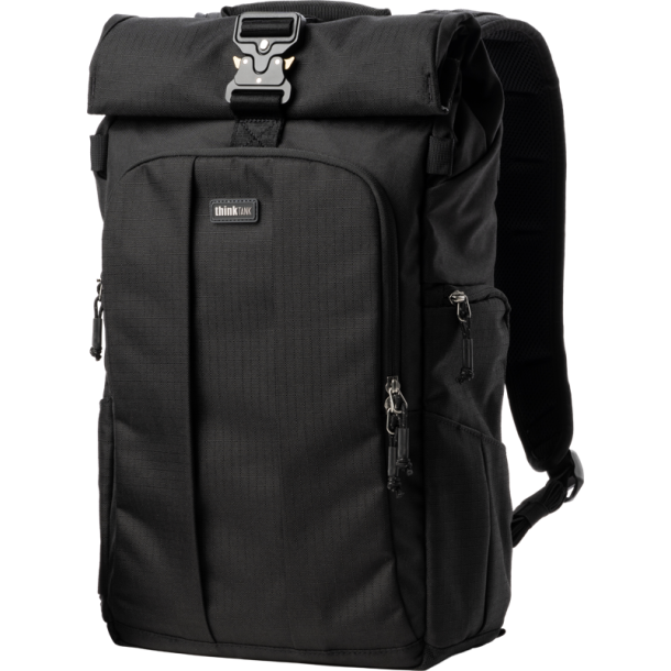 Think Tank FocusPoint 22L I Hybrid RollTop Backpack I Asphalt Black