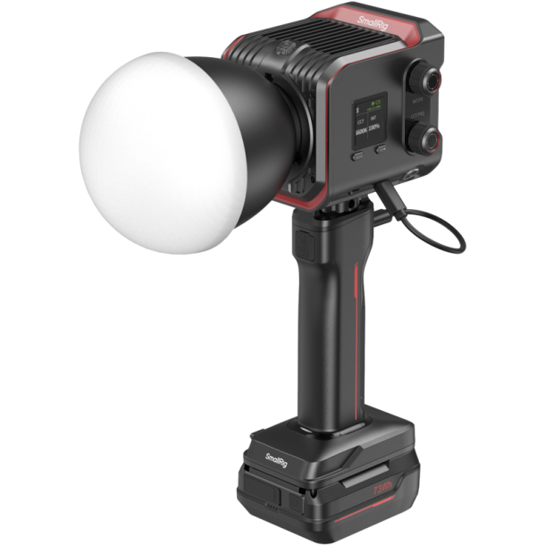 SmallRig 4897 RC 100B COB LED Video Light Kit with Battery Grip Handle
