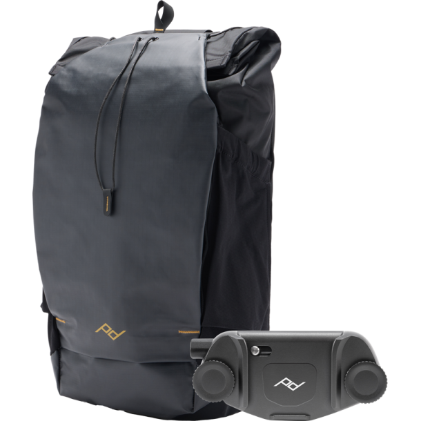 Peak Design Outdoor Backpack 25L Black + Capture Clip FOC I Bundle Promotion