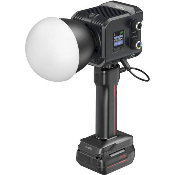SmallRig 5383 RC 100C COB LED Video Light Kit Ink Blue / With Battery Grip Handle