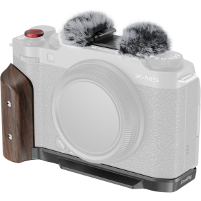 SmallRig 5260 L-Shape Mount Plate with Wooden Handle for FUJIFILM X-M5 Black