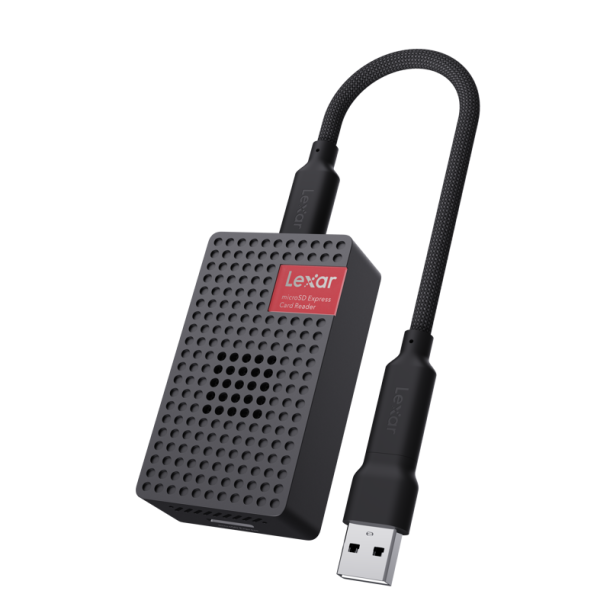 Lexar Cardreader microSDXC Express, compatib w./microSD UHS-I, R900MB/s w./built-in fan (USB3