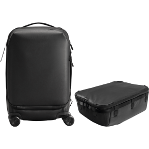 Peak Design Roller Pro Carry-On (Black) bundling w./ Camera Cube v2 X-Large
