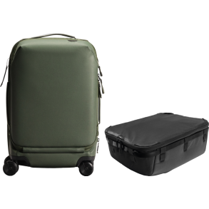 Peak Design Roller Pro Carry-On (Sage) bundling w./ Camera Cube v2 X-Large