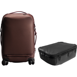 Peak Design Roller Pro Carry-On (Eclipse) bundling w./ Camera Cube v2 X-Large