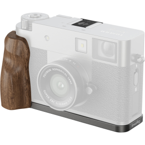 SmallRig 5394 L-Shaped Mount Plate with Wooden Handle for FUJIFILM X half Charcoal Silver
