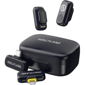Hollyland LARK A1 Combo with USB-C RX + Lightning RX + Charging Case