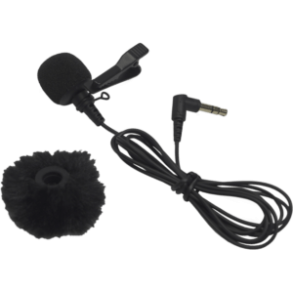 Hollyland Omnidirectional Lavalier Microphone (Black 1-Pack) for Lark Max 2