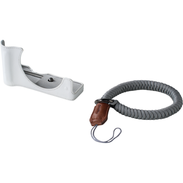 SmallRig 5431 Leather Half Case Kit for Canon EOS R50 V White