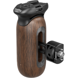 SmallRig 5238 Wooden Side Handle with 1/4"-20 &amp; 3/8''-16 ARRI Locating Screws