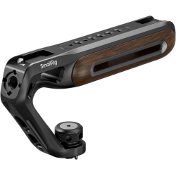 SmallRig 5252 Wooden Top Handle with 1/4''-20 and ARRI 3/8''-16 Locating Screw